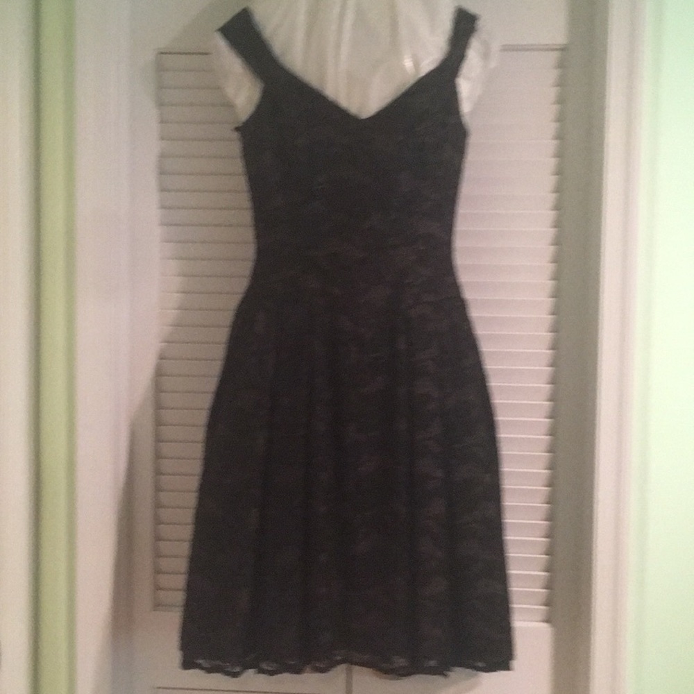 Vintage Black Lace Victor Costa Evening Dress from Saks 5th Avenue